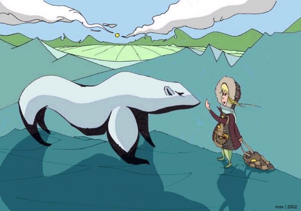 Iorek and Lyra (Color)