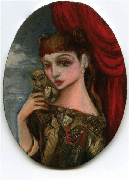 Coulter as a young child