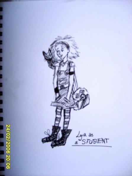 Lyra as a student