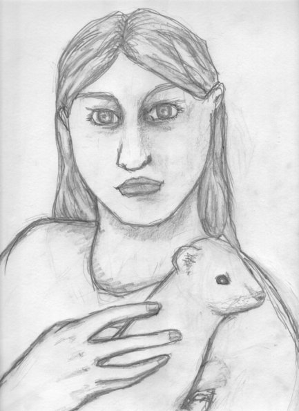 Lyra and her Daemon