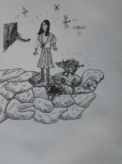 Ama in the world of the of white rocks