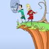 Will and Lyra Escaping