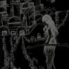 Upcoming War,black and white