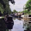 Narrowboats on the Oxford Canal in Jericho