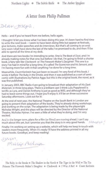 Joseph's Letter
